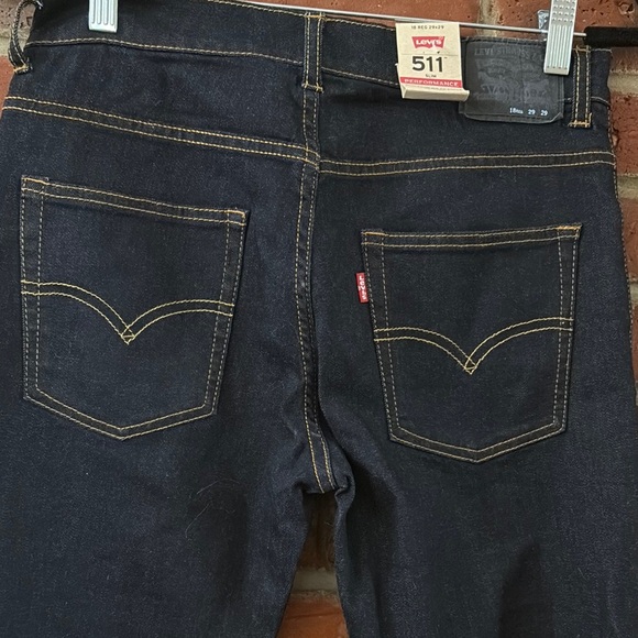 Levi's Blue 511 Slim Jeans - Picture 4 of 9